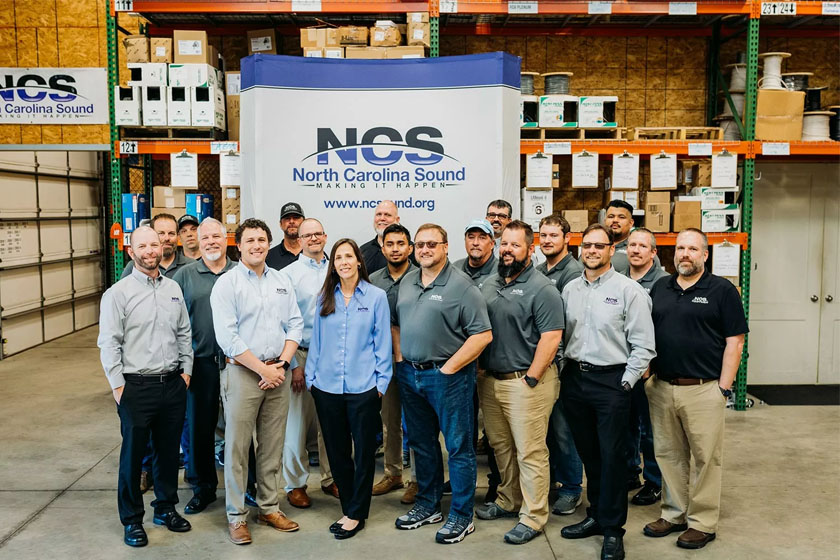Staff photo on the NC Sound homepage